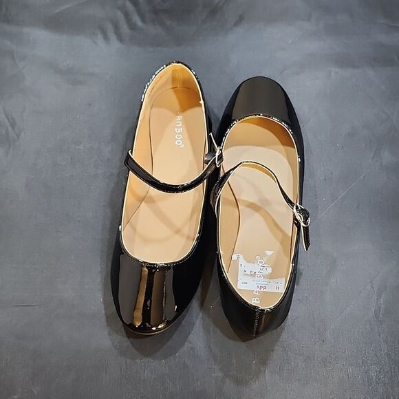 BRAND NEW BAMBOO GITANA ROUND TOE MARY-JANE STYLE FLAT SHOES - Picture 6 of 16